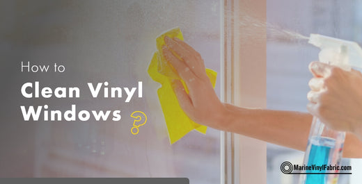 how to clean clear vinyl windows