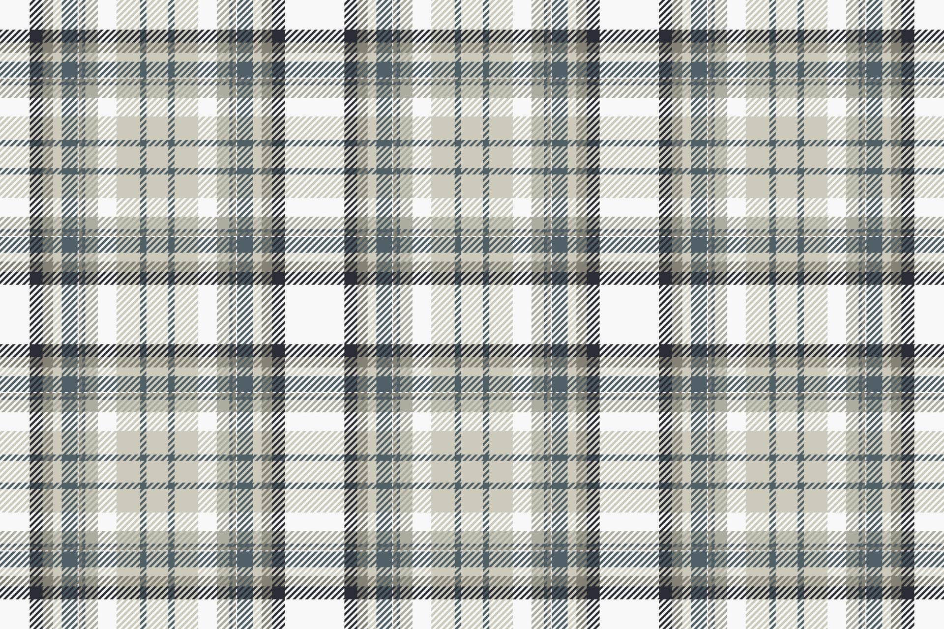 Beige Plaid Vinyl