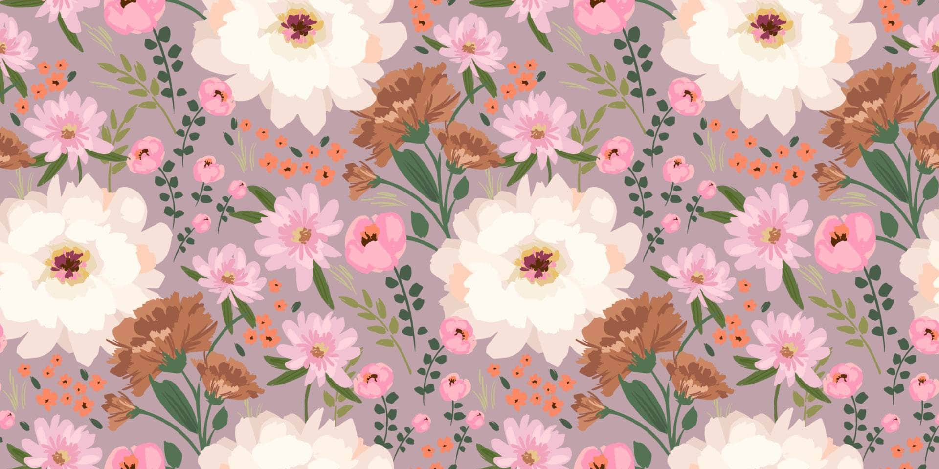 Blush Flowers Vinyl