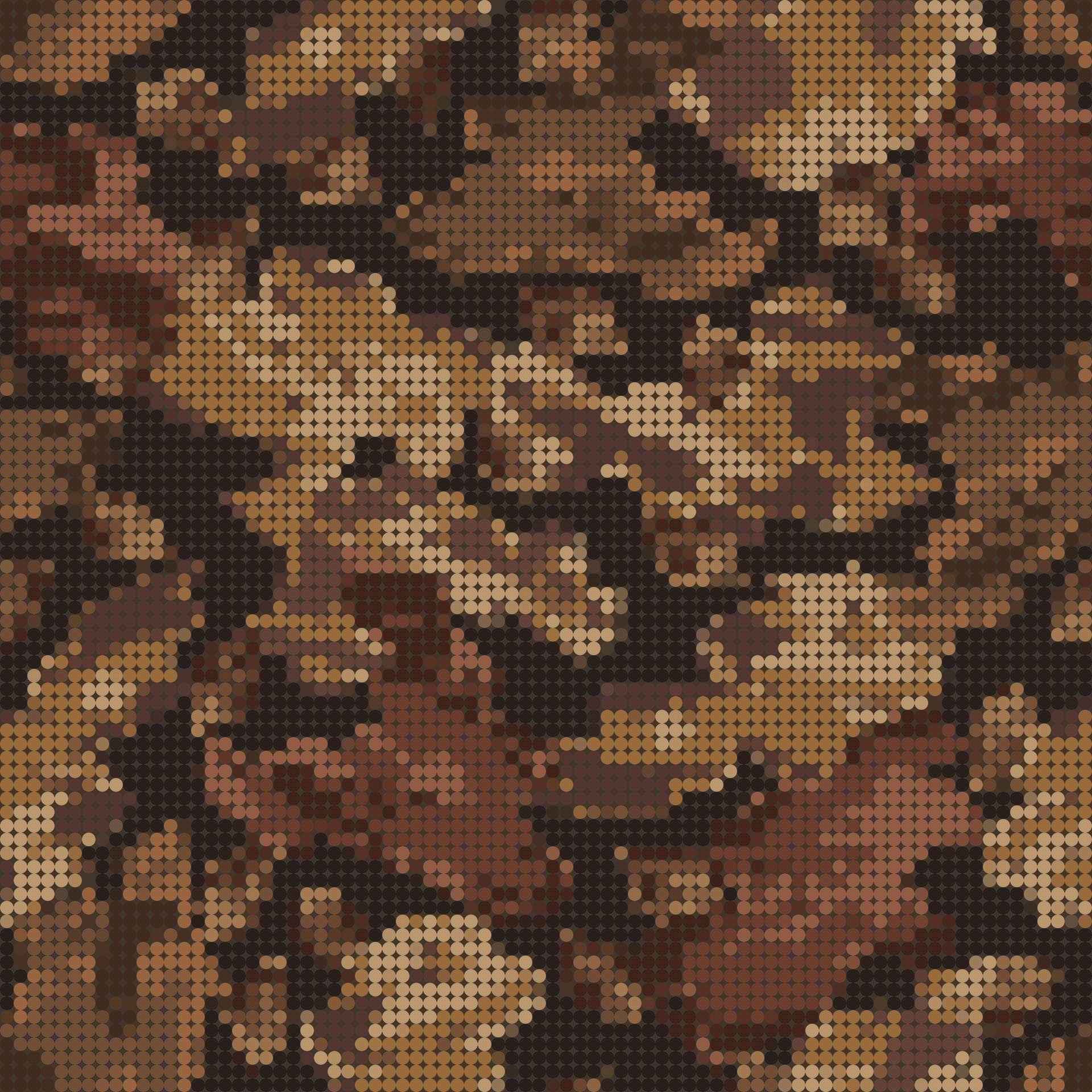 Brown Camouflage Vinyl