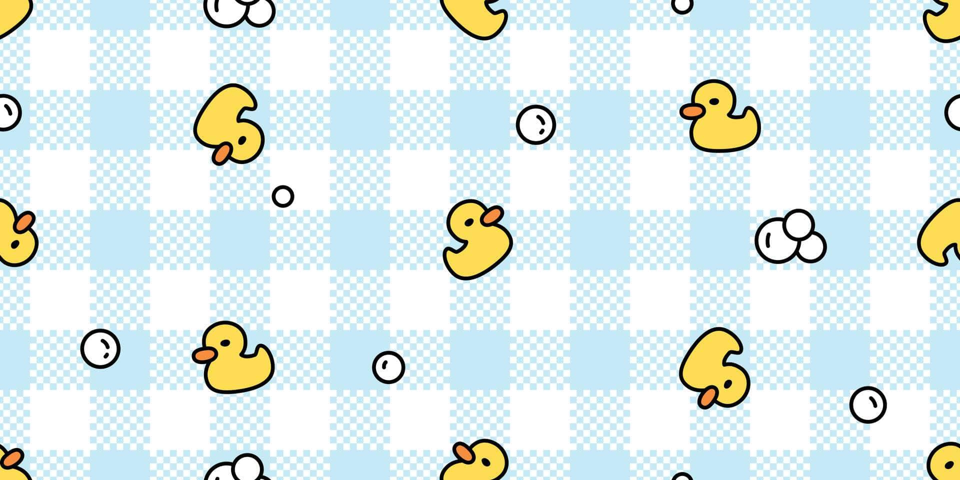 Checkered Rubber Duck Vinyl