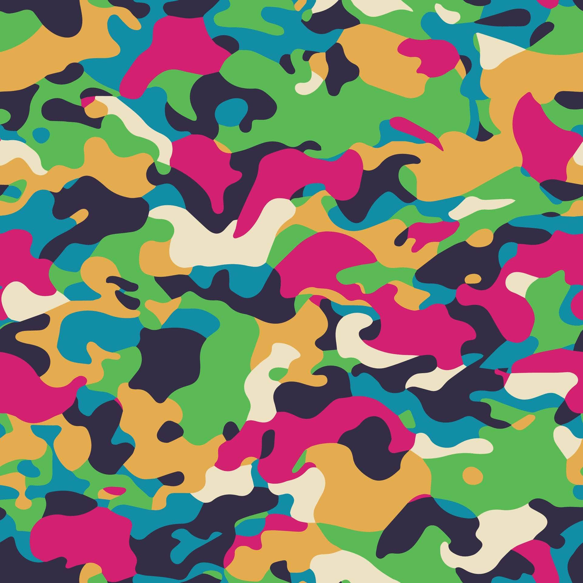 Colorful Camouflage Vinyl 