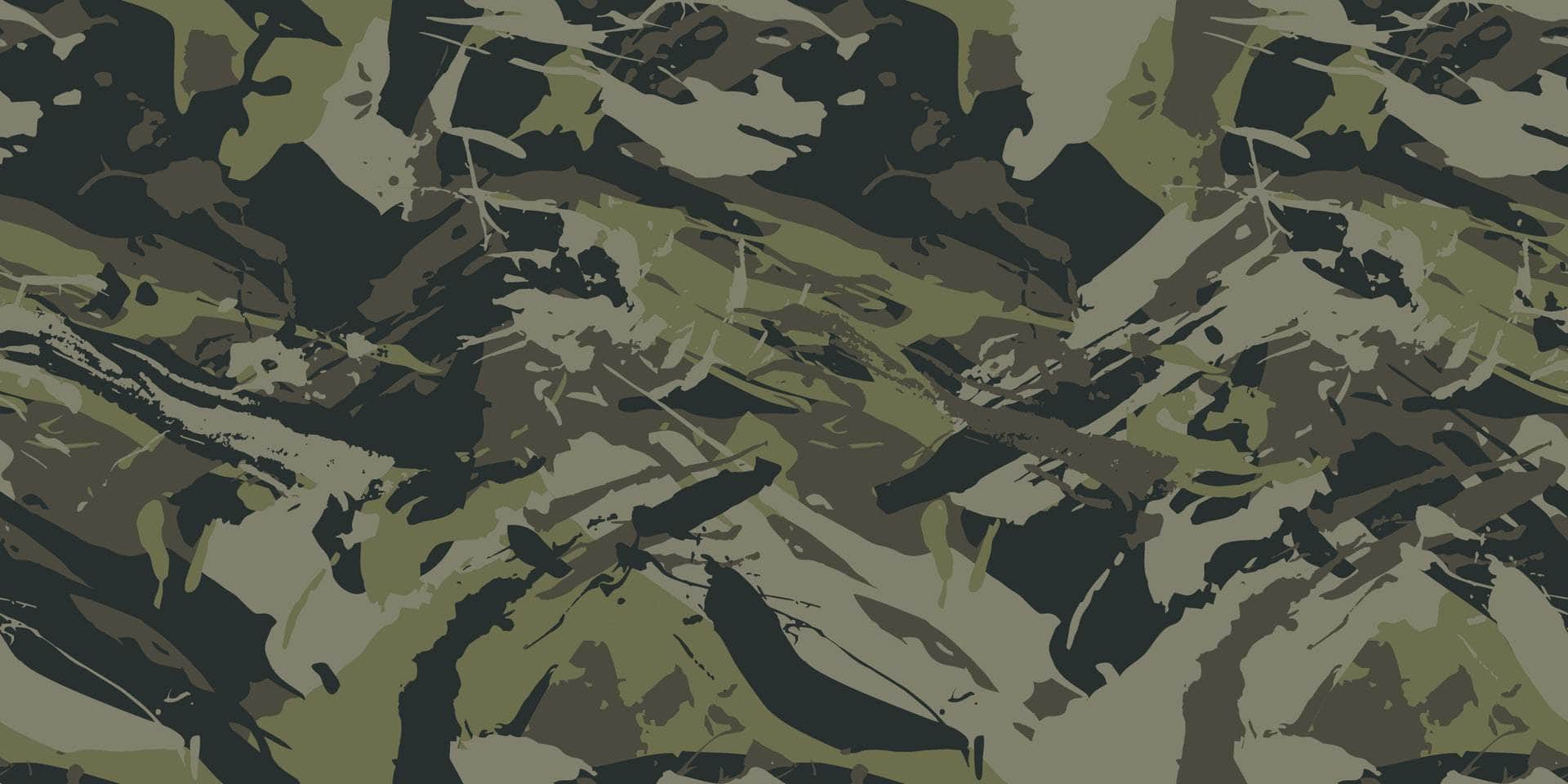 Dark Green Camouflage Vinyl