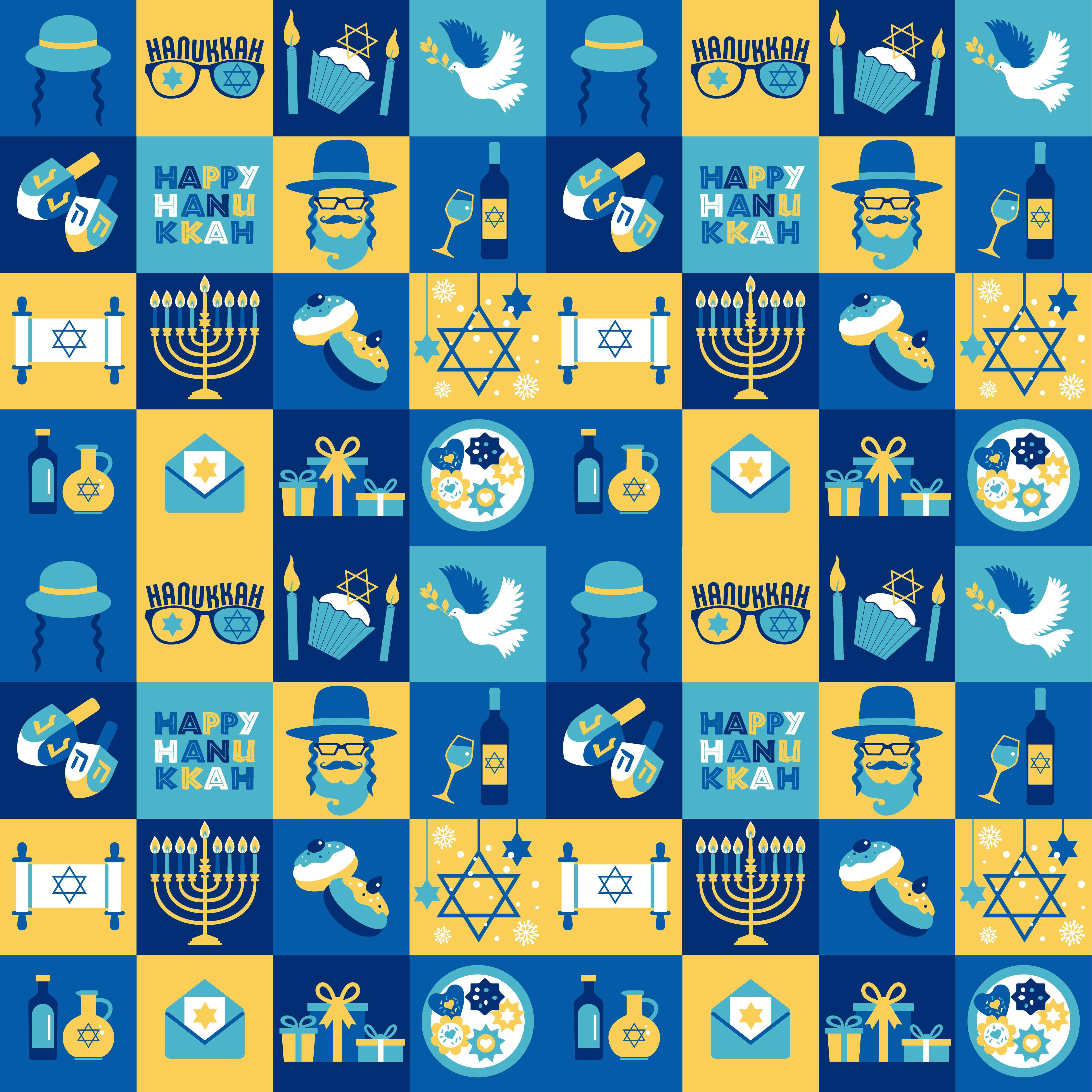 Hanukkah Quilt Vinyl