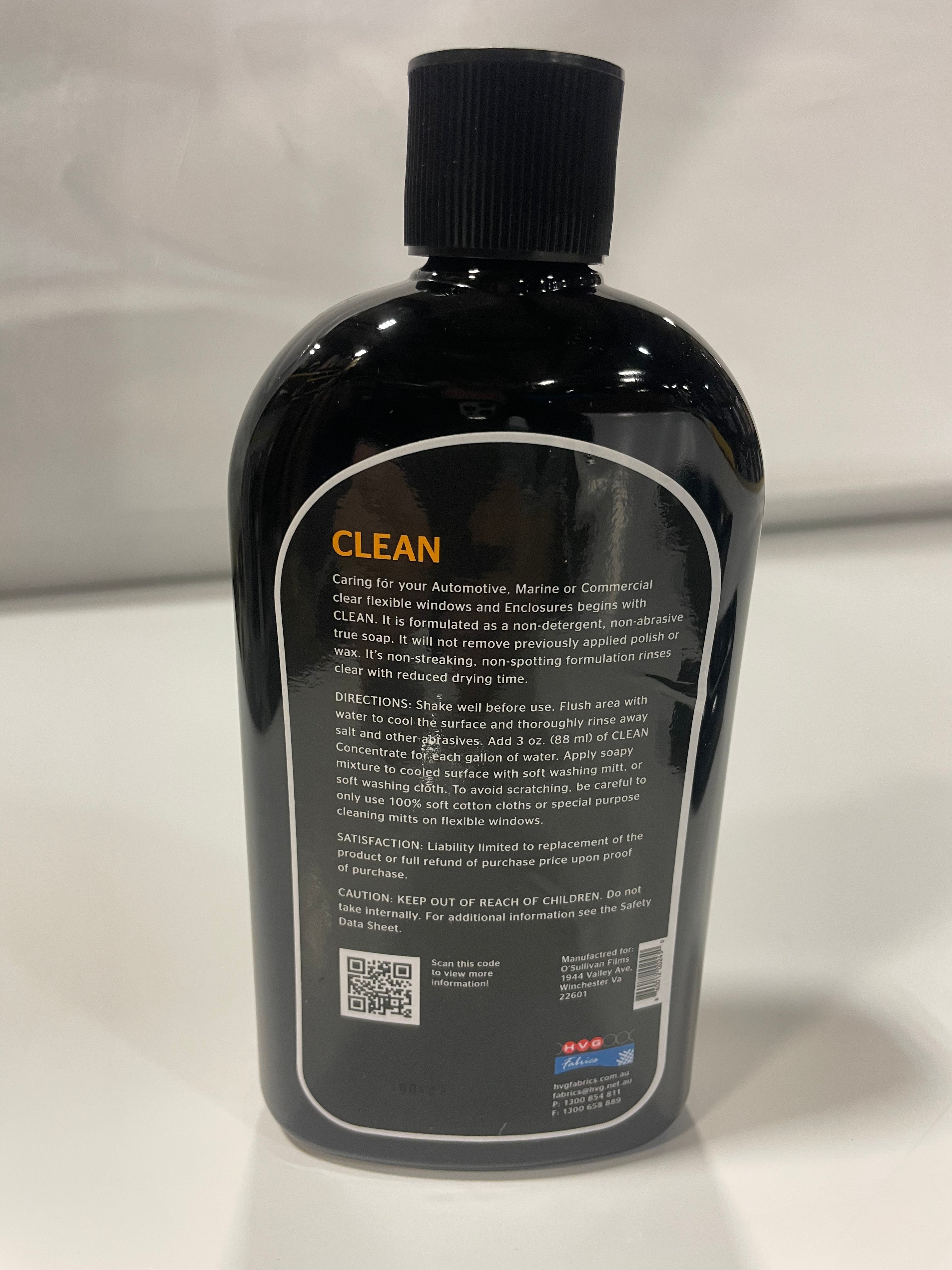 Clear Vinyl Cleaner