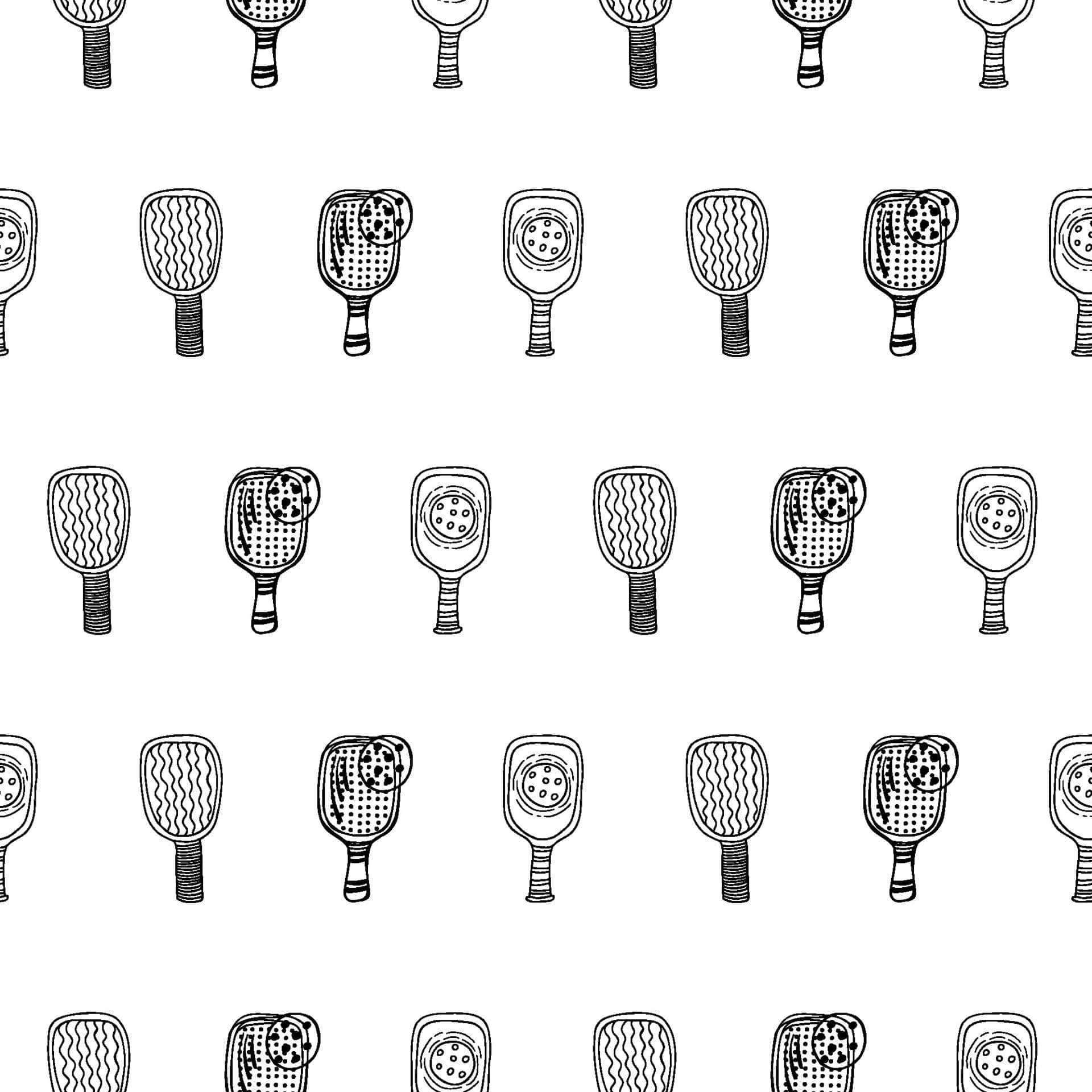 Outline Pickleball Vinyl