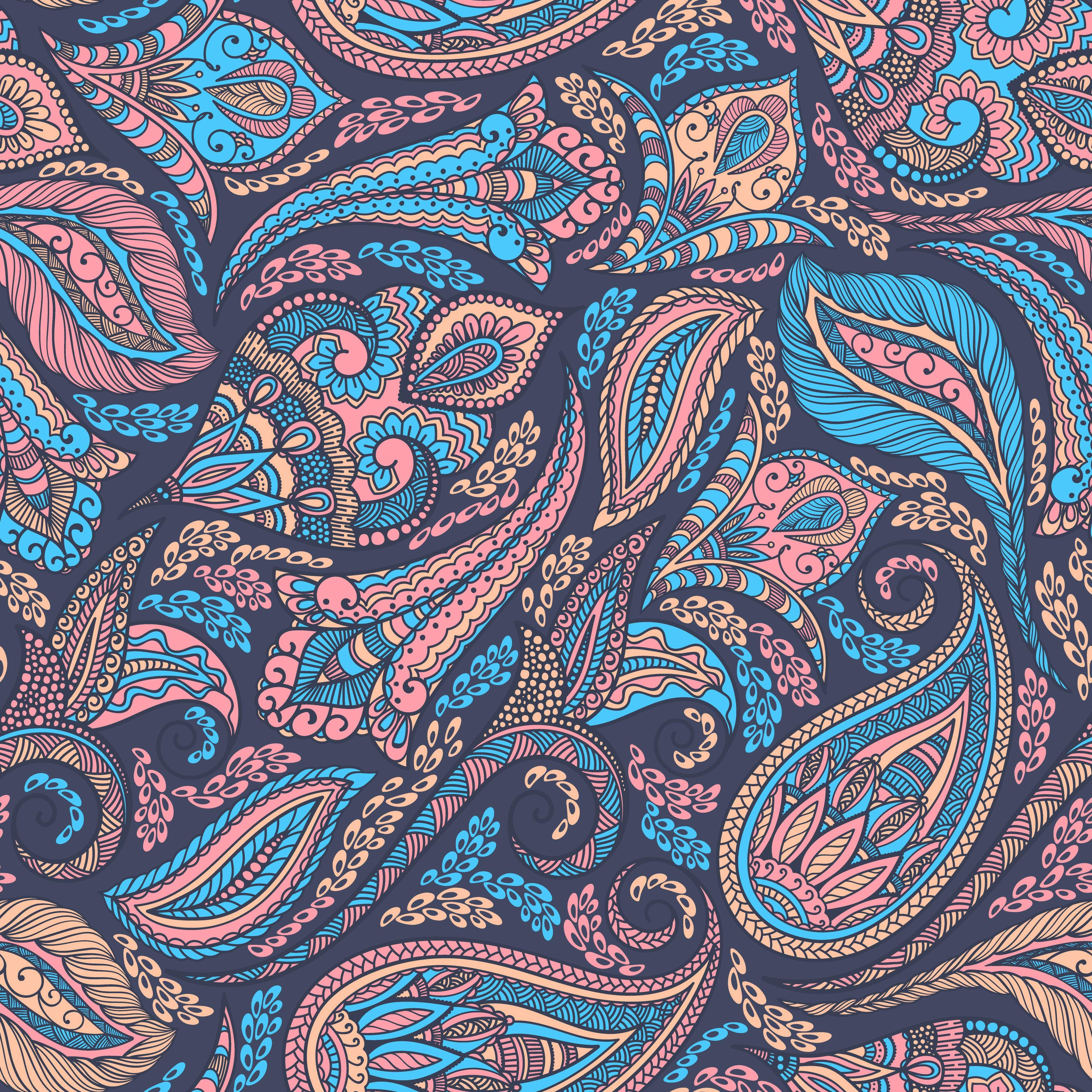 Pastel Paisley Vinyl