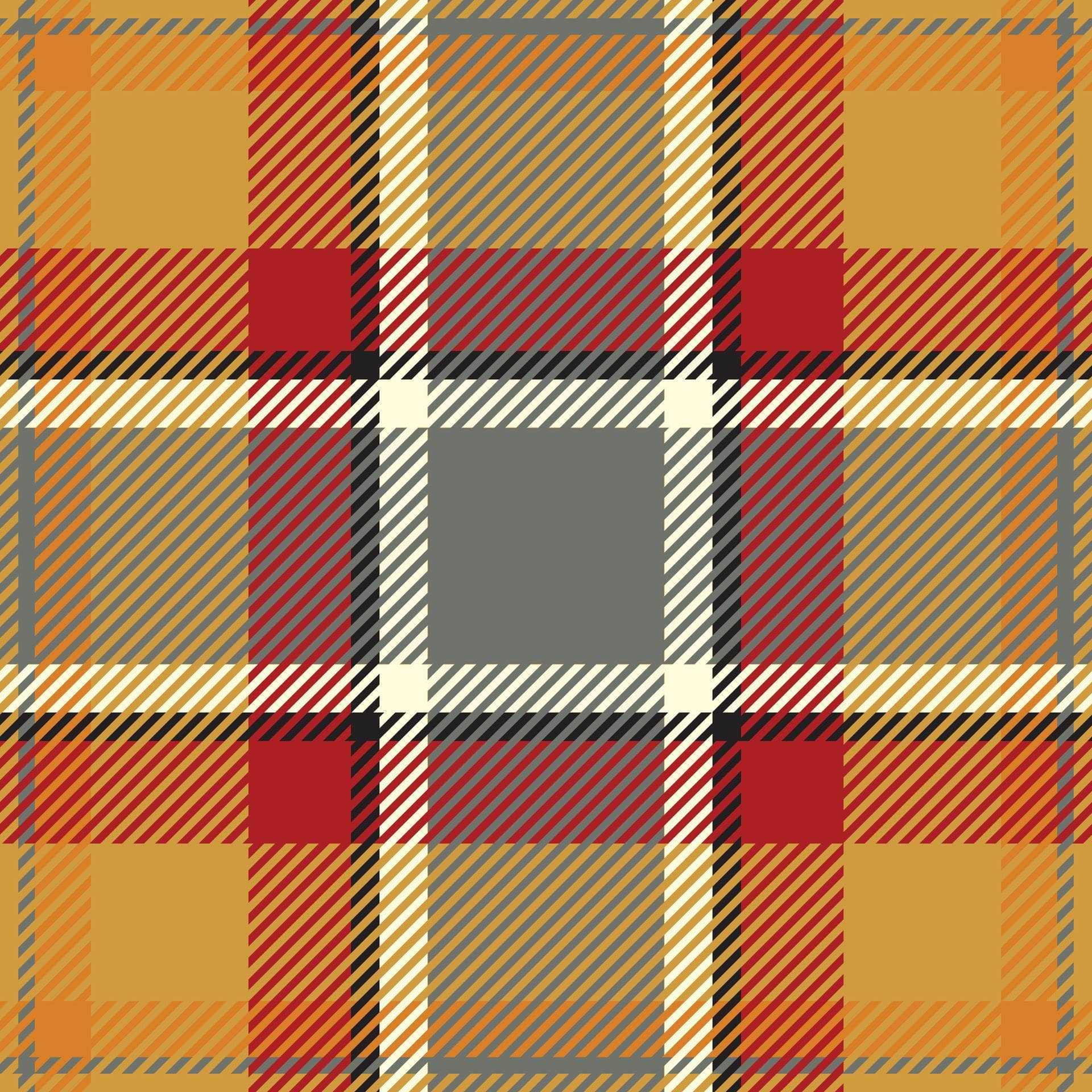 Red & Mustard Plaid Vinyl