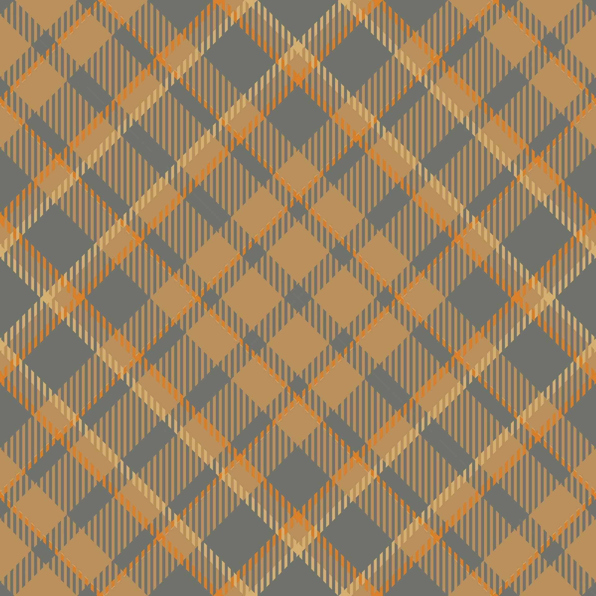 Tan & Gray Plaid Vinyl