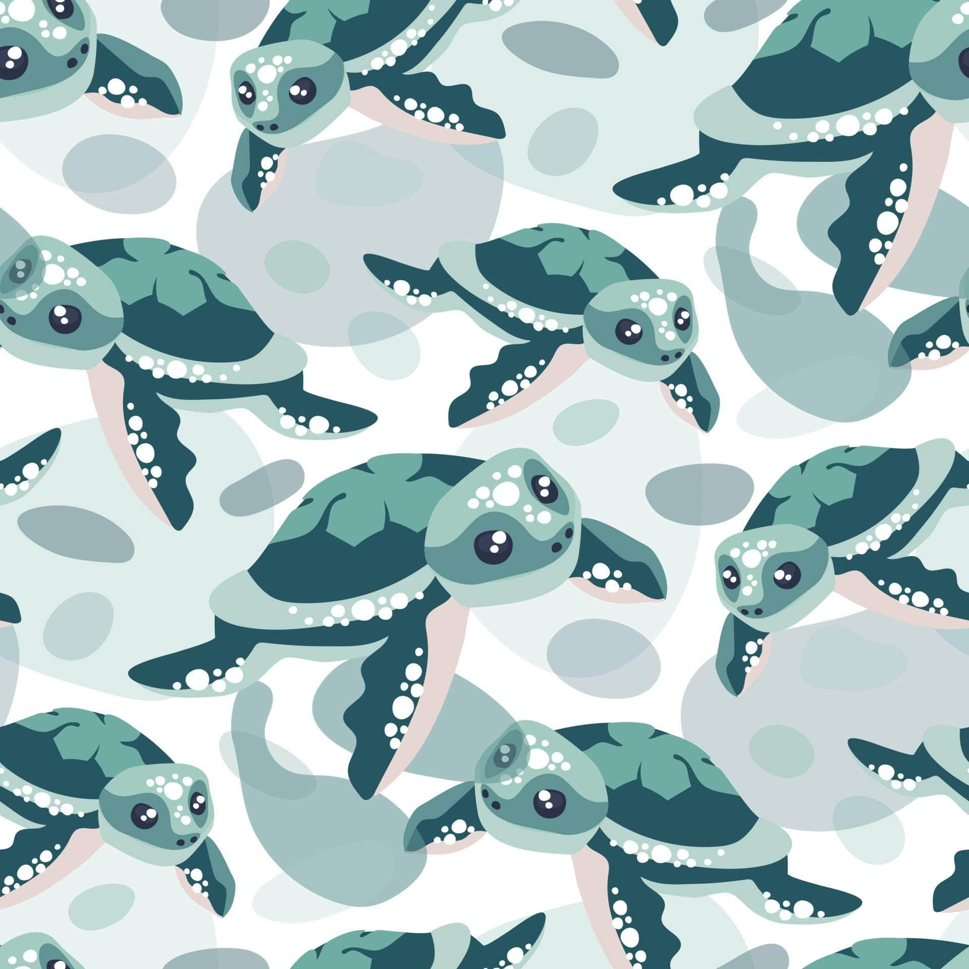 Teal Turtle Vinyl