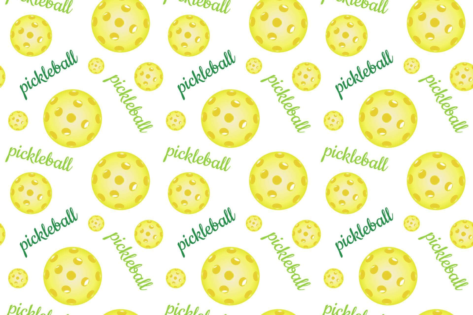 Yellow Pickleball Vinyl