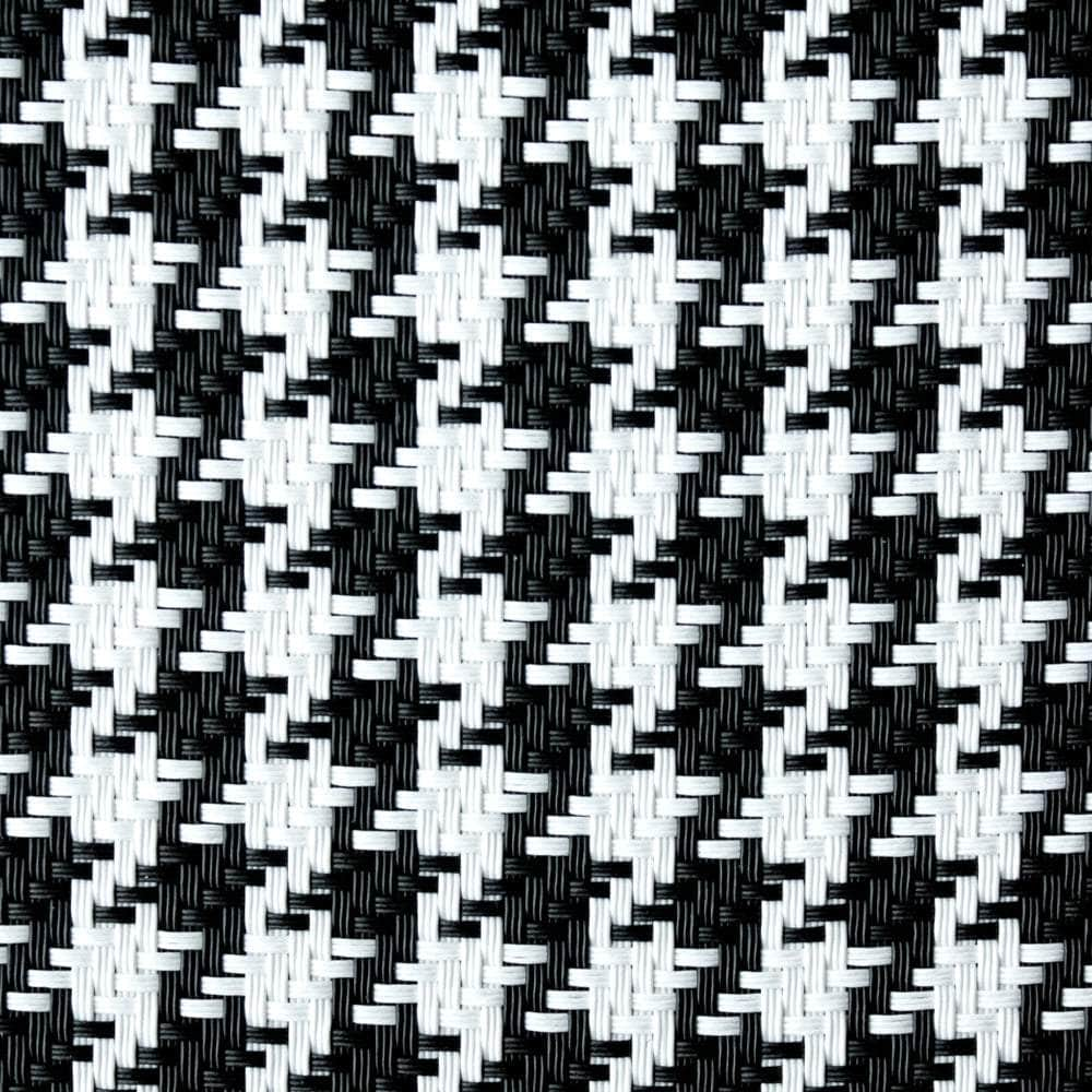 Houndstooth - 10 Bay Port White Black